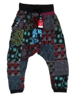 Modelo: M201 Pantalones Hippies y Alternativos - Pantalón 100% algodón PAHC34 - Modelo M201