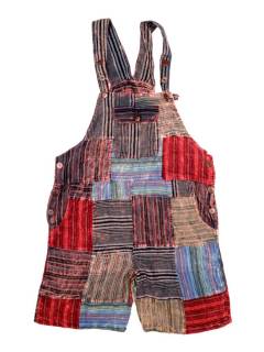 Detalle no seleccionable para compra Monos, Petos y Vestidos largos - Peto hippie corto de algodón PAHC38C.
