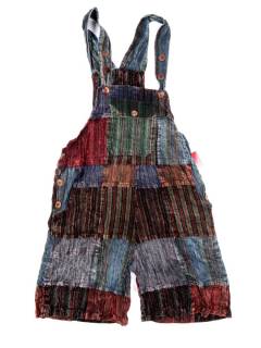 Detalle no seleccionable para compra Monos, Petos y Vestidos largos - Peto hippie corto de algodón PAHC38C.