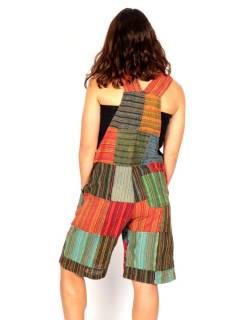 Detalle no seleccionable para compra Monos, Petos y Vestidos largos - Peto hippie corto de algodón PAHC38C.