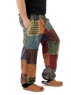 Pantalón hippie Patchwork Lavado a la Piedra,  para comprar al por mayor o detalle  en la categoría de Ropa Hippie de Hombre, Artesanal | ZAS. [PAHC39]