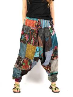 Pantalón aladin rayas lavado piedra [PAHC45]. Pantalones Hippie Harem para comprar al por mayor o detalle  en la categoría de Ropa Hippie de Mujer Artesanal | ZAS.