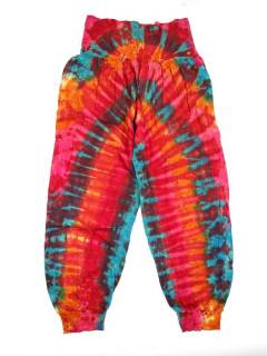 Pantalones Hippie Harem - Pantalón hippie tie PAHC47 - Modelo Rojo