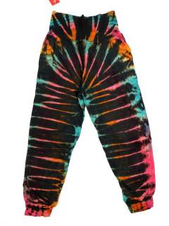 Modelo: Negro Pantalones Hippie Harem - Pantalón hippie tie PAHC47 - Modelo Negro