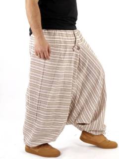 Pantalón Hippie Unisex tiro muy bajo y Rayas,  para comprar al por mayor o detalle  en la categoría de Ropa Hippie de Hombre, Artesanal | ZAS. [PAHC48]