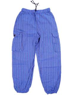 Modelo: Azul Pantalones Hippies - Este Pantalón Jogger PAHC51 - Modelo Azul