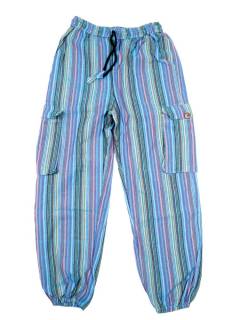 Pantalones Hippies - Este Pantalón Jogger PAHC51 - Modelo Azul cl