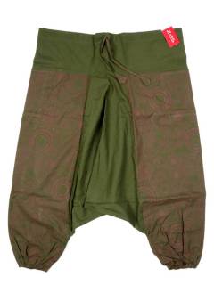 Modelo: Verde 25 Pantalones Hippie Harem - Pantalón Hippie tipo PAHC52 - Modelo Verde 25