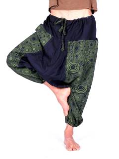 Pantalón Hippie étnico de tiro bajo Unisex,  para comprar al por mayor o detalle  en la categoría de Ropa Hippie Bohemia de Hombre, Artesanal | ZAS. [PAHC52]