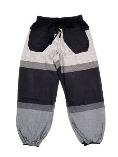 Modelo: Negro Pantalones Hippies - Este Pantalón Unisex PAHC54 - Modelo Negro
