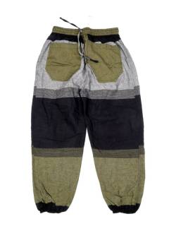 Modelo: Verde Pantalones Hippies - Este Pantalón Unisex PAHC54 - Modelo Verde