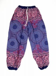 Pantalones Hippie Harem - Pantalón unisex hippie PAPA02 - Modelo Morado