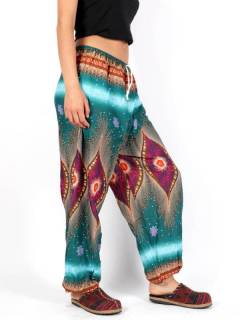 Pantalones Hippie Harem - Pantalón unisex hippie PAPA04.