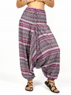 Pantalones Hippie Harem - Pantalón hippie ancho PAPA06.