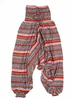 Pantalones Hippie Harem - Pantalón hippie ancho PAPA06 - Modelo Marrón