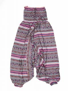 Pantalones Hippie Harem - Pantalón hippie ancho PAPA06 - Modelo Morado 2