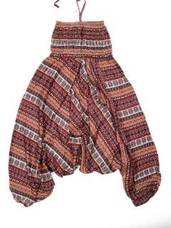 Pantalones Hippies Yoga - Pantalón hippie ancho PAPA06 - Modelo Naranja