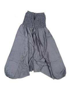 Pantalones Hippie Harem - Pantalón hippie ancho PAPA12 - Modelo Gris