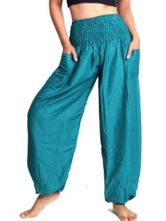 Pantalon amplio rayón liso PAPA19 para comprar al por mayor o detalle  en la categoría de Ropa Hippie de Mujer Artesanal | ZAS.