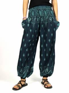 Pantalon amplio estampado étnico. Pantalones Hippie Harem para comprar al por mayor o detalle  en la categoría de Ropa Hippie de Mujer Artesanal | ZAS.  [PAPA20]