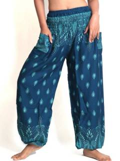 Pantalon amplio estampado étnico, para comprar al por mayor o detalle  en la categoría de Ropa Hippie de Mujer | ZAS Tienda Alternativa.[PAPA20]