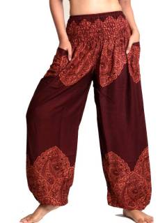 Pantalon amplio estampado étnico [PAPA21]. Pantalones Hippie Harem para comprar al por mayor o detalle  en la categoría de Ropa Hippie de Mujer | ZAS.