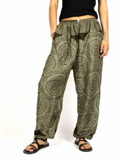 Pantalon amplio rayón mandalas PAPA22 para comprar al por mayor o detalle  en la categoría de Ropa Hippie de Mujer Artesanal | ZAS.