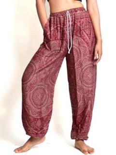 Pantalon amplio rayón mandalas,  para comprar al por mayor o detalle  en la categoría de Ropa Hippie Bohemia de Mujer | ZAS. [PAPA22]