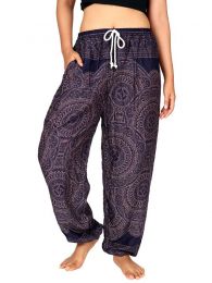 Detalle no seleccionable para compra Pantalones Hippie Harem - Pantalón unisex hippie PAPA22.