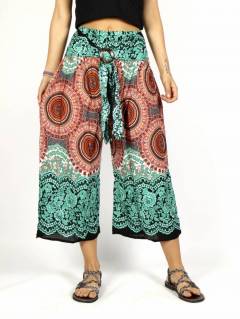 Pantalón Hippie con hebilla de coco,  para comprar al por mayor o detalle  en la categoría de Ropa Hippie de Mujer Artesanal | ZAS. [PAPI01-B]