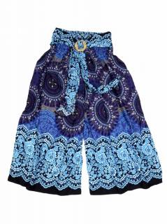 Modelo: Azul os Pantalones Hippie Harem - Pantalon amplio con estamdo PAPI01-B - Modelo Azul os
