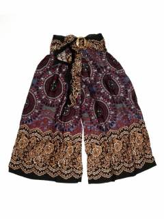 Pantalones Hippie Harem - Pantalon amplio con estamdo PAPI01-B - Modelo Negro