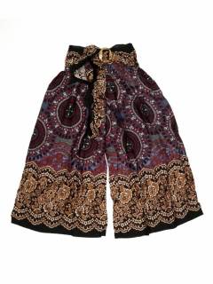 Modelo: Negro Pantalones Hippie Harem - Pantalon amplio con estamdo PAPI01-B - Modelo Negro