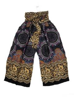Modelo: Dorado Pantalones Hippie Harem - Pantalon amplio con estamdo PAPI01 - Modelo Dorado