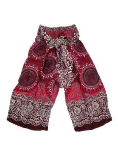 Modelo: Rojo Pantalones Hippie Harem - Pantalon amplio con estamdo PAPI01 - Modelo Rojo