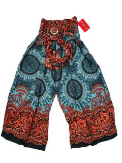Modelo: Teja Pantalones Hippie Harem - Pantalon amplio con estamdo PAPI01 - Modelo Teja