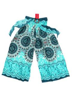 Modelo: Azul Pantalones Hippies Harem Yoga - Pantalon amplio con estamdo PAPI01 - Modelo Azul