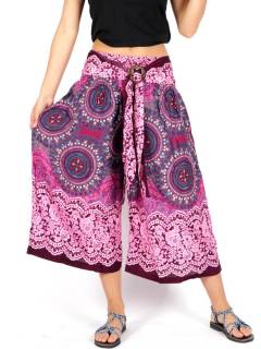 Pantalón Hippie con hebilla de coco,  para comprar al por mayor o detalle  en la categoría de Ropa Hippie de Mujer | ZAS Tienda Alternativa. [PAPI01]