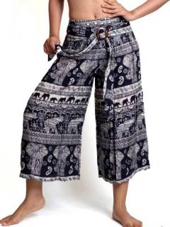 Pantalones Hippies Harem Yoga - Pantalon amplio con estampado PAPI02.
