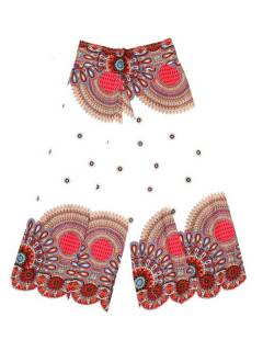 Modelo: Blanco Pantalones Hippies Yoga - Pantalon amplio pierna cruzada PAPI04 - Modelo Blanco