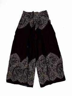 Pantalones Hippie Harem - Pantalon amplio pierna cruzada PAPI08 - Modelo Negro