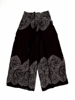 Modelo: Negro Pantalones Hippie Harem - Pantalon amplio pierna cruzada PAPI08 - Modelo Negro