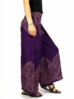 Detalle no seleccionable para compra Pantalones Hippie Harem - Pantalon amplio pierna cruzada PAPI08.