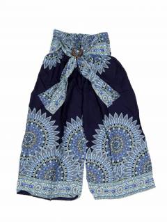 Modelo: Azul Pantalones Hippie Harem - Pantalon amplio con estamdo PAPI09 - Modelo Azul