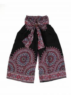 Pantalones Hippie Harem - Pantalon amplio con estamdo PAPI09 - Modelo Negro