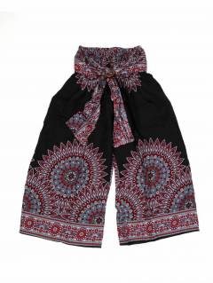 Modelo: Negro Pantalones Hippie Harem - Pantalon amplio con estamdo PAPI09 - Modelo Negro