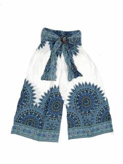 Modelo: Blanco Pantalones Hippie Harem - Pantalon amplio con estamdo PAPI09 - Modelo Blanco