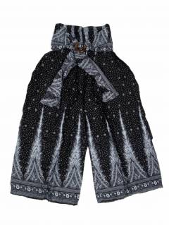 Pantalones Hippie Harem - Pantalon amplio con estamdo PAPI10 - Modelo Negro