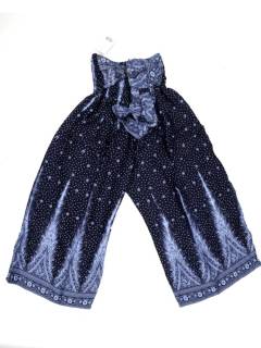 Modelo: Azul m Pantalones Hippie Harem - Pantalon amplio con estamdo PAPI10 - Modelo Azul m