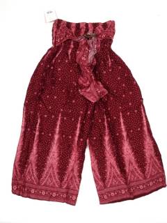 Modelo: Granate Pantalones Hippie Harem - Pantalon amplio con estamdo PAPI10 - Modelo Granate